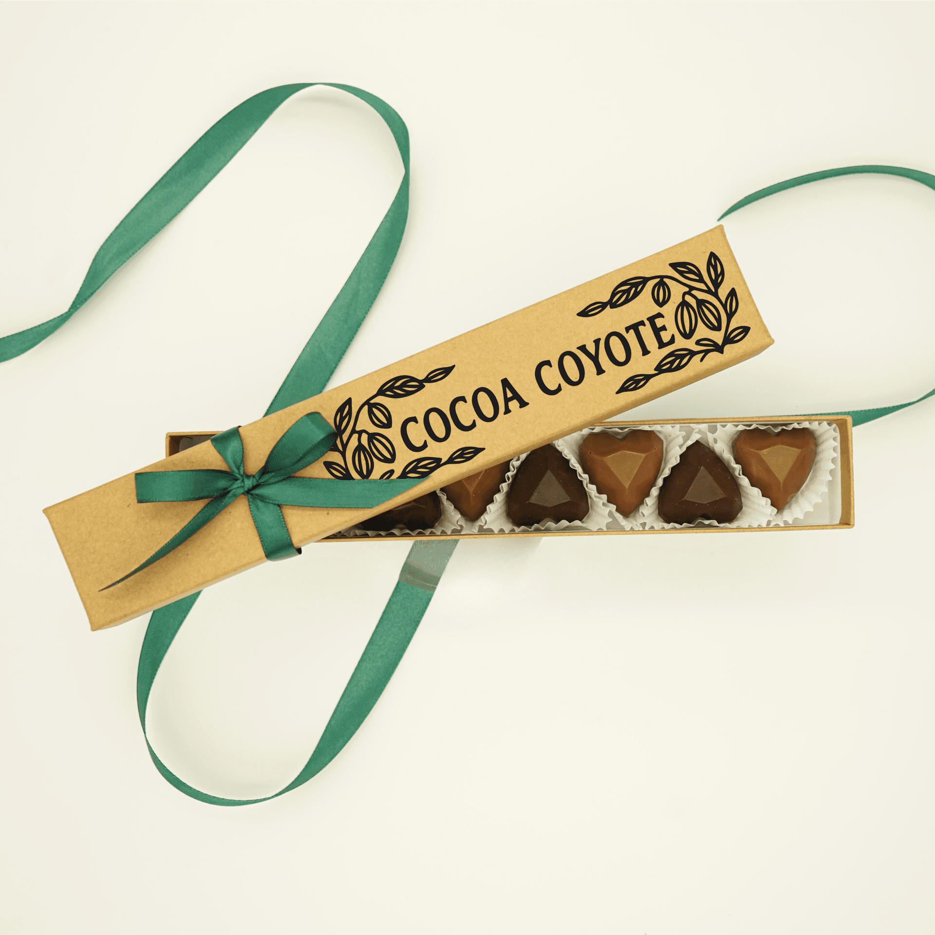8 PC Caramel Hearts